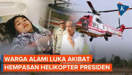 Terhempas Heli Kepresidenan, Dahan Pohon Timpa dan Lukai 7 Warga di Muna