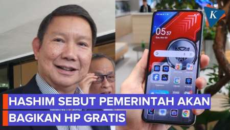 Hashim Sebut Pemerintah Mau Bagikan HP Gratis Untuk Salurkan Bansos