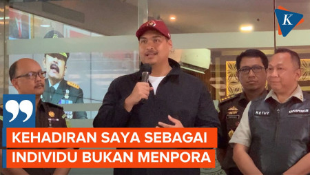 Keterangan Menpora Dito Usai 2 Jam Diperiksa Kejaksaan Agung