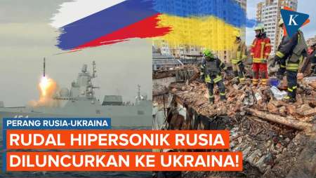 Serangan Besar-besaran Rusia ke Ukraina! Rudal Hipersonik Diluncurkan Moskow