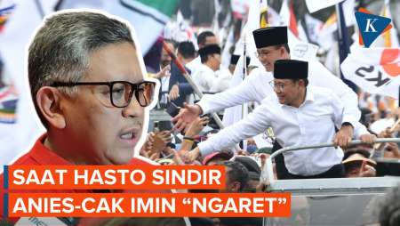 Hasto Sindir Anies-Cak Imin yang Tak Disiplin Waktu Saat Mendaftar ke KPU