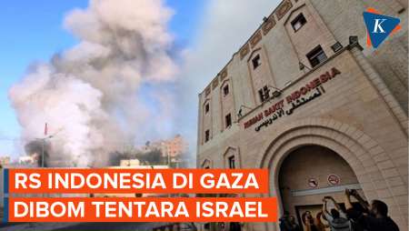 Jelang Gencatan Senjata, Israel Bom RS Indonesia Gaza