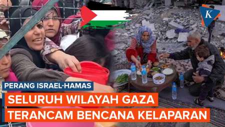 Warga Gaza Palestina Terancam Bencana Kelaparan, Perang Israel-Hamas Persulit Pengiriman Bantuan