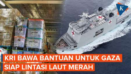 Kapal Bantuan RI ke Gaza Bersiap Lewati Laut Merah