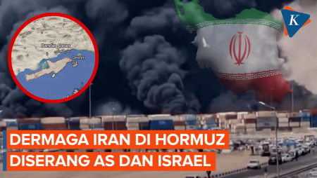 Pesawat Tempur AS-Israel Gempur Dua Dermaga Iran di Selat Hormuz