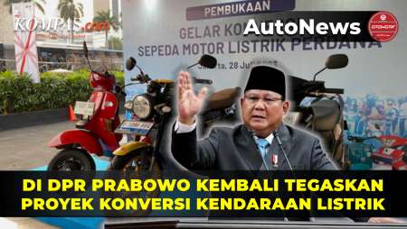 Prabowo Kembali Tegaskan Proyek Konversi Kendaraan Listrik