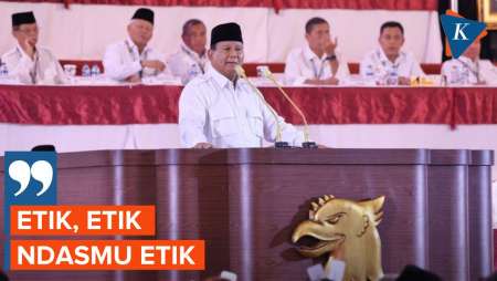 Viral, Video Prabowo Sebut “Ndasmu Etik”, Kata Jubir Bercanda