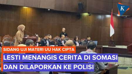 Lesti Kejora Menangis di Sidang MK, Cerita Disomasi dan Dilaporkan karena Nyanyi Lagu Yoni Dores
