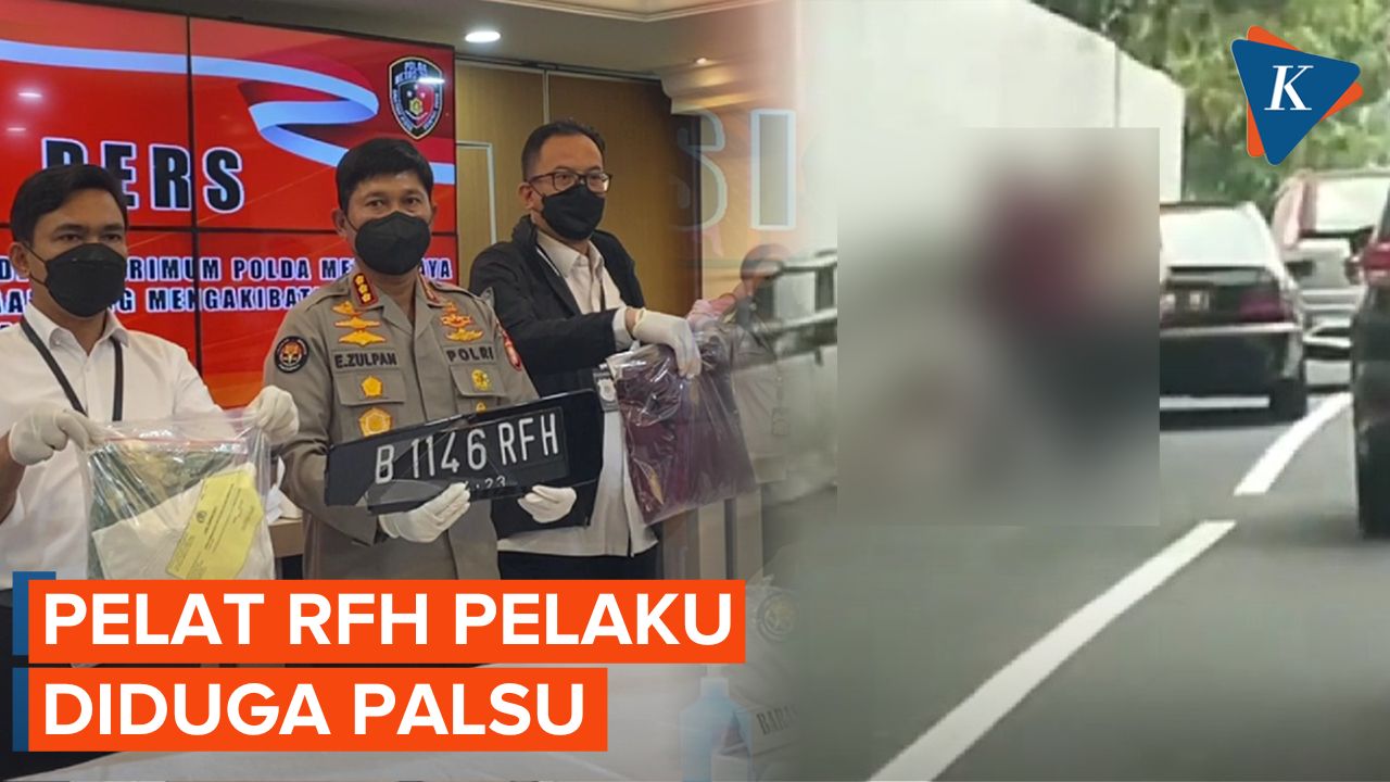 Polisi Duga Penganiaya Putra Anggota DPR RI Pakai Pelat RFH Palsu