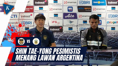 Kata Shin Tae-yong soal Timnas Indonesia Vs Argentina: Ini Laga Sulit untuk Menang