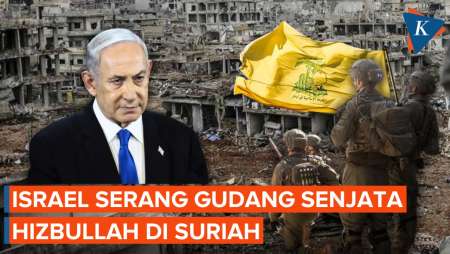 Israel Serang Gudang Senjata Hizbullah di Suriah