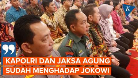 Kapolri dan Jaksa Agung Menghadap Jokowi Buntut Dugaan Densus 88 Kuntit Jampidsus