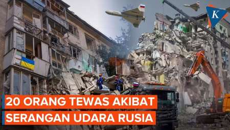 Kyiv Diobrak-abrik Serangan Brutal Rusia, 20 Orang Tewas