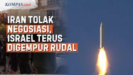 Iran Tolak Negosiasi Dengan AS, Israel Terus Dihantam Rudal Balistik