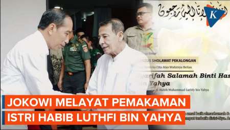 Istri Habib Lutfi di Pekalongan Meninggal Dunia, Jokowi dan Menteri Basuki Melayat