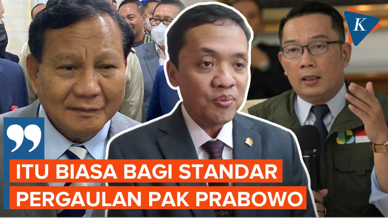 Kedekatan Prabowo dan Ridwan Kamil Menjelang Pemilu 2024, Ini Kata Gerindra