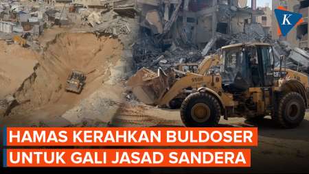 Hamas Kerahkan Buldoser, Tetap Gali Sandera Meski Gencatan Senjata Makin Rapuh