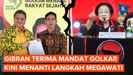 Menanti Ketegasan Megawati Usai Gibran Terima Mandat Jadi Cawapres Prabowo