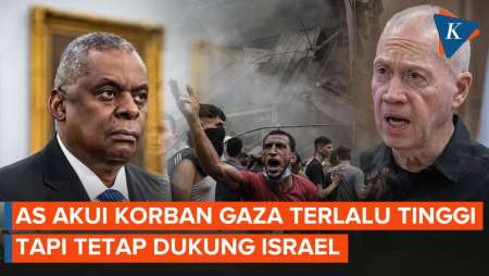AS Sebut Korban Sipil Gaza Terlalu Banyak Namun Bersikeras Dukung Israel