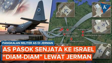 Amerika Kirim Senjata Ke Israel Lewat Pangkalan Militer Di Jerman