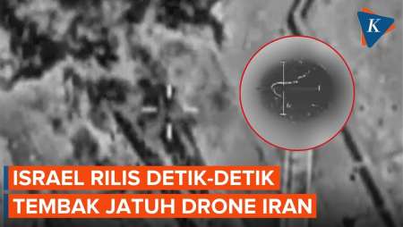 Detik-detik Israel Tembak Jatuh Drone dan Lumpuhkan Kendaraan Amunisi Iran