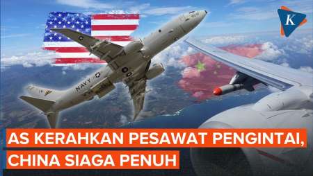 Pesawat Pengintai AS Terbang Di Selat Taiwan, China Langsung Siaga