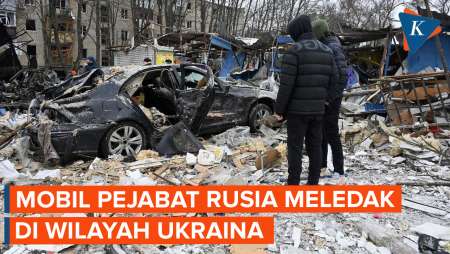 Mobil Pejabat Rusia Meledak di Wilayah Ukraina yang Diduduki