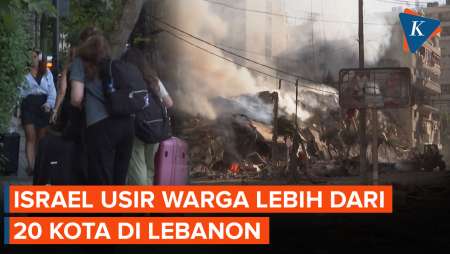 Israel Desak Warga 20 Kota di Lebanon Mengungsi, Bakal Gelar Operasi Besar-besaran?