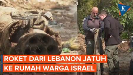 Kagetnya Warga Israel, Ada Roket Lebanon di Halaman Rumahnya