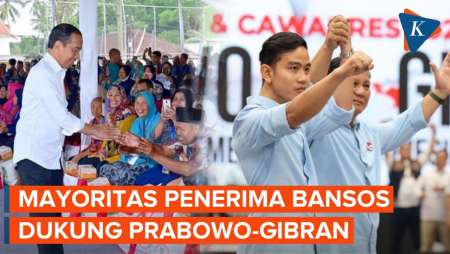 Survei LSI: Penerima Bansos Mayoritas Memilih Prabowo-Gibran