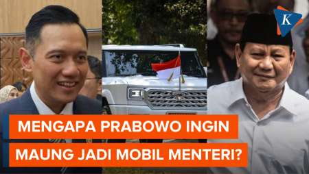 AHY Ungkap Alasan Prabowo Ingin Maung Jadi Mobil Dinas Menteri