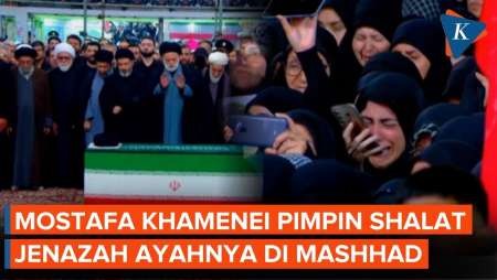 Tangis Ribuan Pelayat Iringi Shalat Jenazah Ali Khamenei Di Mashhad Iran