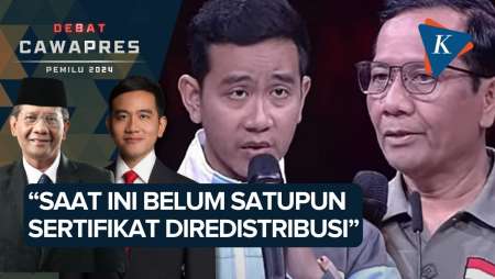 Momen Mahfud MD Tanggapi Gibran Rakabuming Raka Soal Ketimpangan Penguasaan Tanah