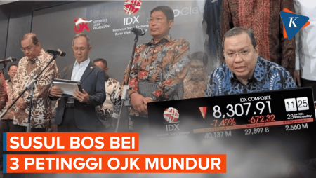 Susul Dirut BEI, Tiga Petinggi OJK Mundur Bersamaan!