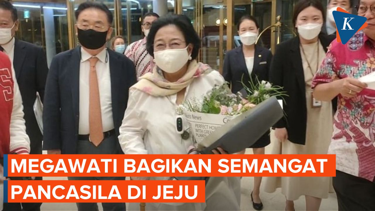 Megawati ke Jeju Korsel Bawa Misi Perdamaian dan Tebarkan Semangat Pancasila