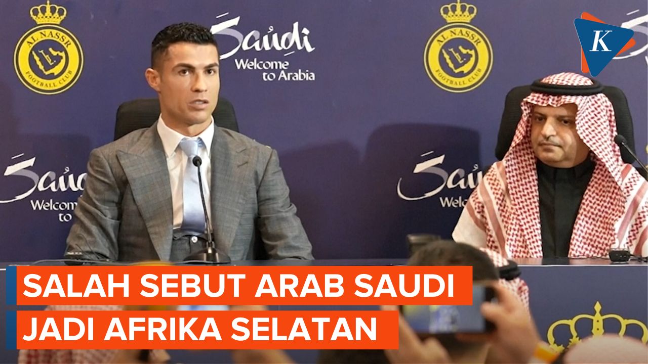 Ronaldo Salah Sebut Arab Saudi jadi Afrika Selatan Saat Perkenalan di Al-Nassr