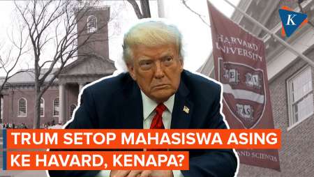 Trump Larang Harvard Terima Mahasiswa Internasional, Tuding Kampus Pro Partai Komunis China
