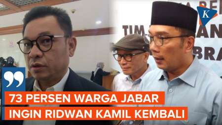 Golkar Klaim 73 Persen Warga Jawa Barat Ingin Ridwan Kamil Kembali Jadi Gubernur