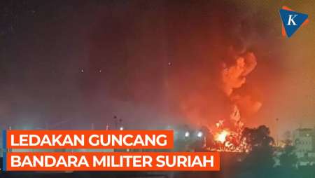 Ledakan Guncang Bandara Militer Khalkhalah di Suriah