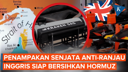 Inggris Pamer Drone dan Senjata Anti-Ranjau, Siap Terjun Bersih-bersih Selat Hormuz