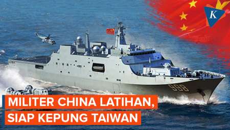 Militer China Latihan Perang Mengepung Taiwan, Kerahkan Kapal dan Pesawat Militer