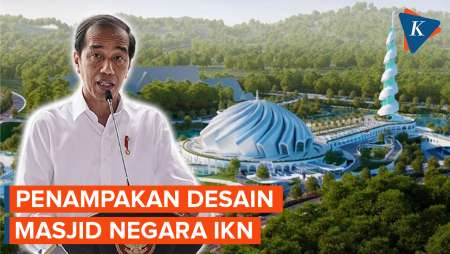 Ini Desain Masjid Negara IKN Senilai Hampir Rp 1 Triliun