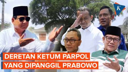 Ini Nama-nama Ketum Parpol yang Dipanggil Prabowo ke Kertanegara