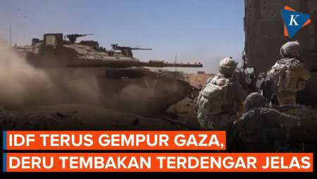 Penampakan Militer Israel Operasi Darat di Gaza, Suara Tembakan Terdengar Jelas