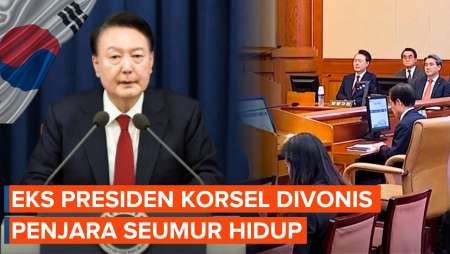 Mantan Presiden Korsel Yoon Suk Yeol Divonis Penjara Seumur Hidup