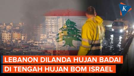 Lebanon Dilanda Banjir di Tengah Gempuran Israel 