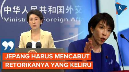 China Peringatkan Jepang Segera Tarik Kembali Pernyataan PM Takaichi Soal Taiwan