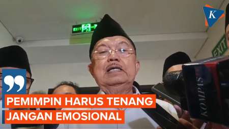 Pesan JK ke Calon Pemimpin Bangsa: Jangan Emosional