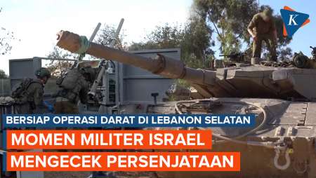 Momen Militer Israel Persiapkan Persenjataan untuk Gempur Lebanon Selatan