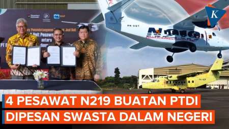4 Pesawat N219 Buatan Indonesia Dipesan Pihak Swasta